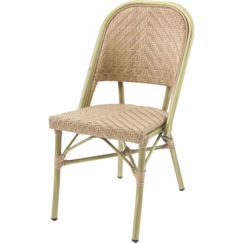 Paris Bistrostuhl Rattan – Bambus-Natur