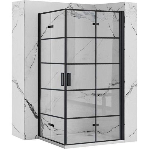 Rea Duschkabine Molier Double 90X100 Black