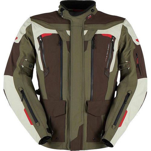 Furygan Voyager 3C Motorrad Textiljacke, braun/grün, M