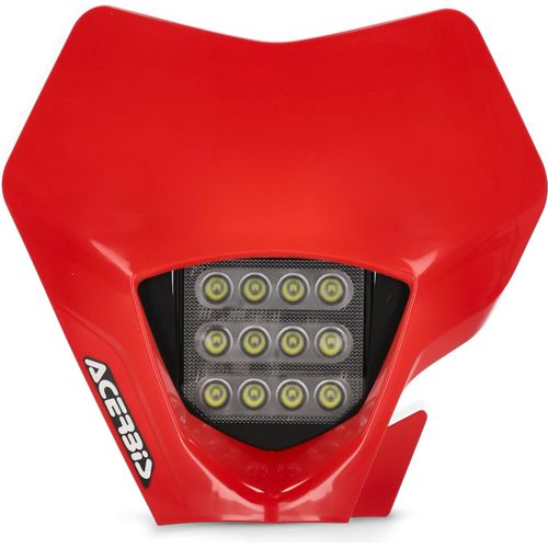 ACERBIS VSL Rote Scheinwerfermaske mit 12 LEDs für GAS GAS