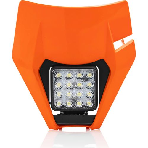 ACERBIS VSL Scheinwerfermaske orange 16 LEDs 48W für KTM