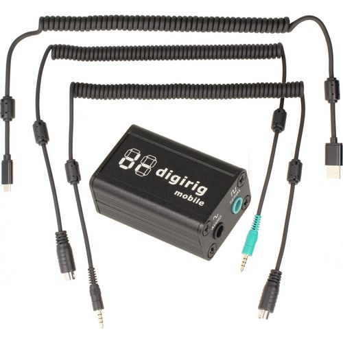 Minadax DIGIRIG Mobile KIT | Revolutionäres Digital-Interface für Amateurfunk, kompatibel mit Yaesu FT-8xx + Kabel SET + USB Kabel - Logic Levels(default)
