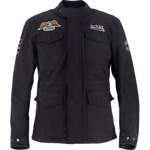 Von Dutch X Helstons Warrior Motorrad Textiljacke, schwarz, 3XL