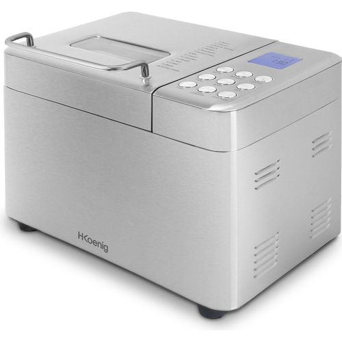 H.Koenig BAKE440 Brotmaschine, 15 Programme, 3 Brotgrößen, bis zu 1 kg Brot