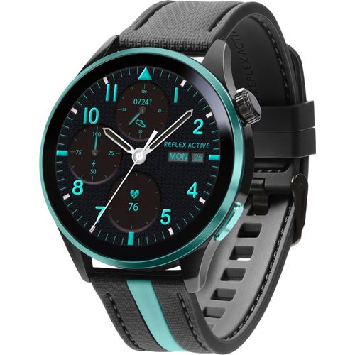 Serie 54 AMOLED GPS Schwarze und grüne Smart-Calling-Uhr