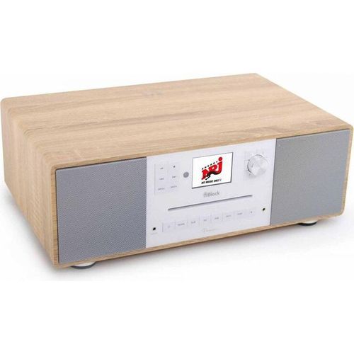 Block Passion Walnuss (AB10207-005) DAB+ Internetradio mit CD-Player