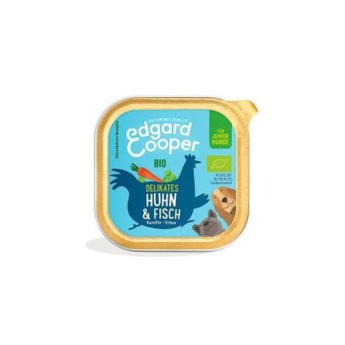 Edgard & Cooper Adult Bio 17x100g Delikates Huhn und Fisch