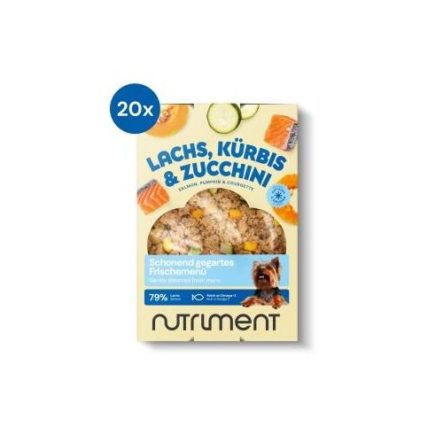 Nutriment Frischemenü Lachs, Kürbis & Zucchini 20x400 g