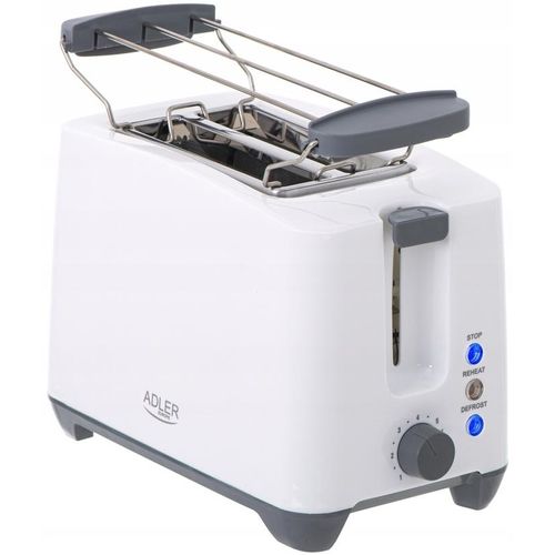 Toaster Toaster Adler AD 3216 weiß 1000 W Lichtgitter