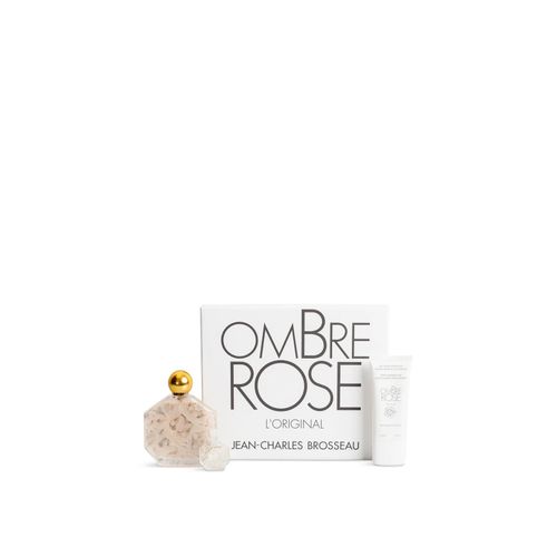 Jean-Charles Brosseau Ombre Rose Set Eau de Toilette Spray 100 ml / Miniatur 5 ml / Duschgel 50 ml