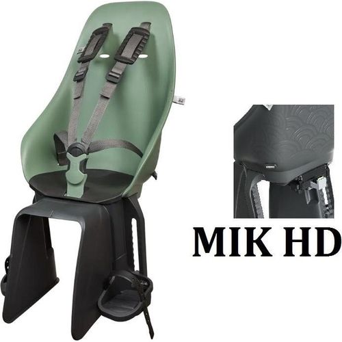 Urban Iki Fahrradkindersitz MIK HD Gepäckträger grün schwarz icho Green Bincho Black