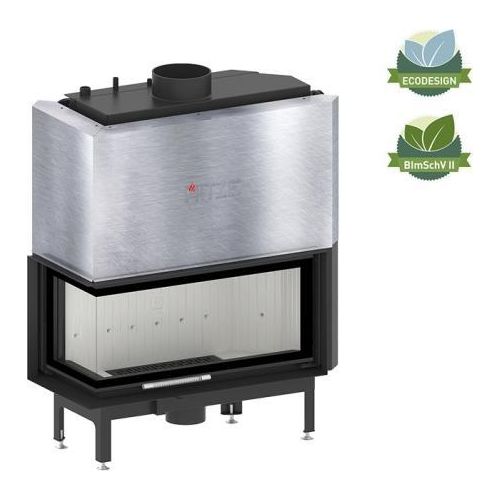 Kaminofen Hitze ALBERO Aquasystem ALAQS 90×41.LG-D 21 kW Links Kaminofeneinsatz