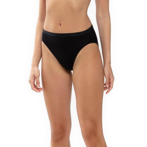 Jazz-Pants Slips MEY, Damen, Gr. 44, schwarz, Obermaterial: 97% Baumwolle, 3% Elasthan, körpernah, Unterhosen, Hoher, hüftiger Sitz, ohne auftragende Seitennähte