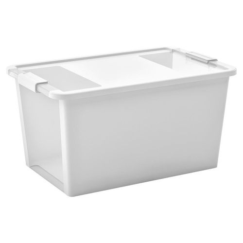 Xxxl Aufbewahrungsbox , Weiß , Kunststoff , Uni , 35x28x55 cm , Deckel, Deckel abnehmbar, aufklappbar, Sichtfenster , Spielzeug, Spielzeugkisten