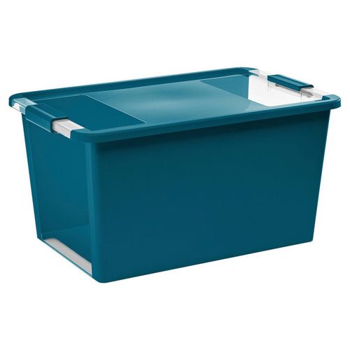 Xxxl Aufbewahrungsbox , Türkis , Kunststoff , Uni , 35x28x55 cm , Deckel, Deckel abnehmbar, aufklappbar, Sichtfenster , Spielzeug, Spielzeugkisten