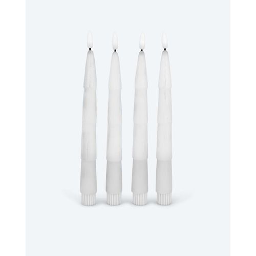 LED-Stabkerzen "Tanne Modern", 4tlg.