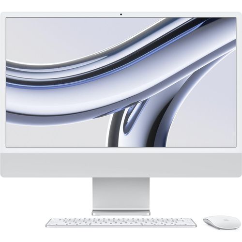 Apple iMac 24' Retina 4,5K Display, M3 Chip mit 8-Core CPU & 10-Core GPU - 512GB SSD DE in Silber