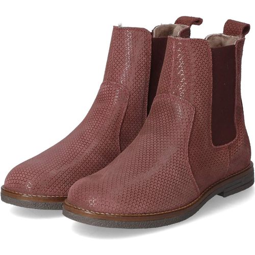 Bisgaard Kinder Chelsea Boots/ Winterstiefeletten NEO LAMB Rot Rauleder Größe: 36
