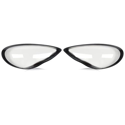Scheinwerferlinse – Für Porsche Panamera 970 2010–2013 – Autozubehör – Links + Rechts – Set Linsenkappen