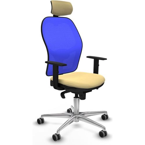 Bürostuhl mit Kopfstütze Piqueras y Crespo 1D086G2 Creme