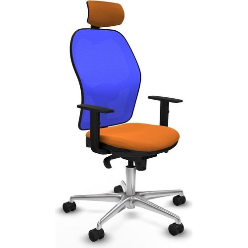 Bürostuhl mit Kopfstütze Piqueras y Crespo 1D086N2 Orange
