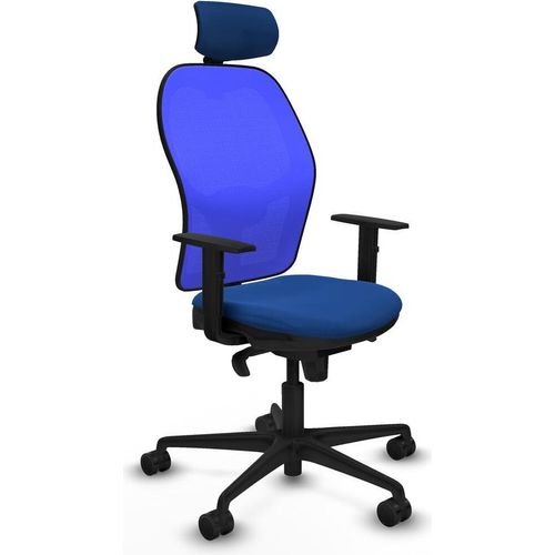 Bürostuhl mit Kopfstütze Piqueras y Crespo 1D036N2 Blau