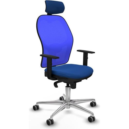 Bürostuhl mit Kopfstütze Piqueras y Crespo 1D086G2 Blau