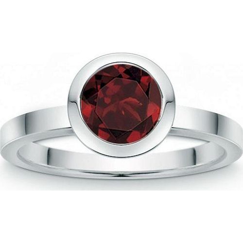 Quinn - Silberring mit Granat - 021809663 - Weite 56