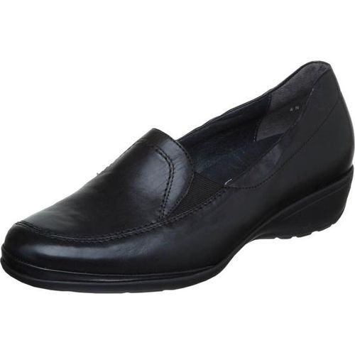 Semler Damen Slipper Sportlich Bequem schwarz