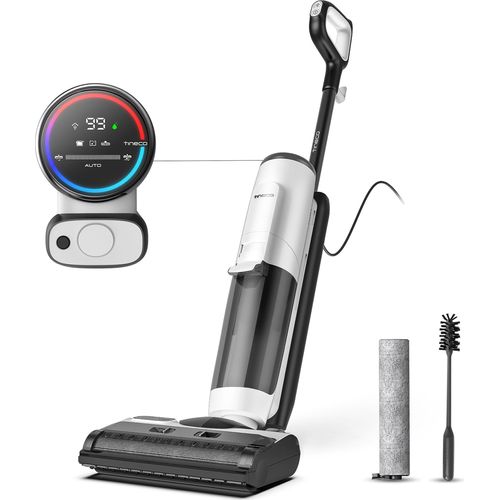 Tineco Floor ONE S5 STEAM Smart Nass Trockensauger, Nass Trockensauger mit LED Anzeige iLoop Selbstreinigung Wischsauger Dampfreiniger