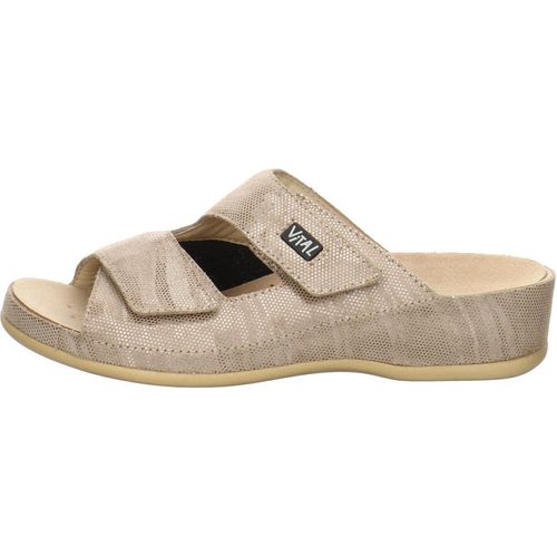 Vital Damen Pantoletten beige