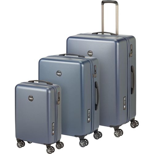 Princess Traveller PT01 Deluxe - Kofferset - Platinum Navy - SML