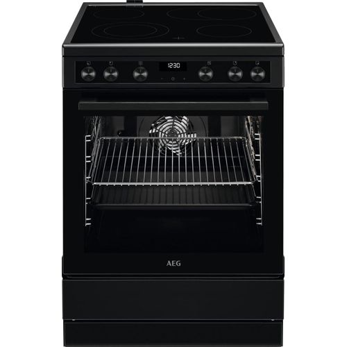 AEG CCB6446BBB 60 cm Standherd mit Glaskeramik-Kochfeld/Bräterzone