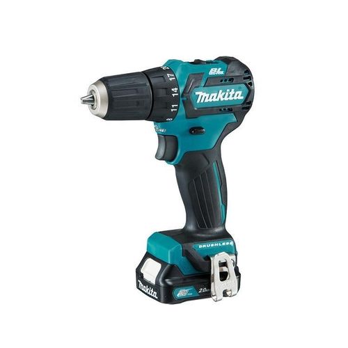 Makita DF332DSAE Bohrmaschine Wrenchless 1 kg Schwarz, Blau