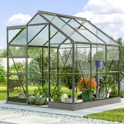 Vitavia Gewächshaus "Kapitol 3800" schwarz 3,8 m²