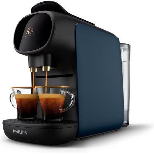 L’OR LM9012/43, Pad-Kaffeemaschine, 0,8 l, Kaffeekapsel, 1450 W, Schwarz, Blau