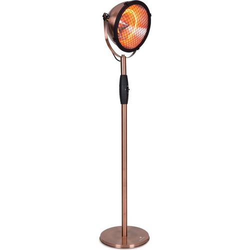 Blumfeldt Heizstrahler, Outdoor Infrarot-Heizstrahler Standgerät, Mobiler Heizstrahler für die Terrasse und den Wintergarten, CO2-Freier Wärmestrahler Elektrisch, IP55 Infrarotstrahler, 2100 Watt