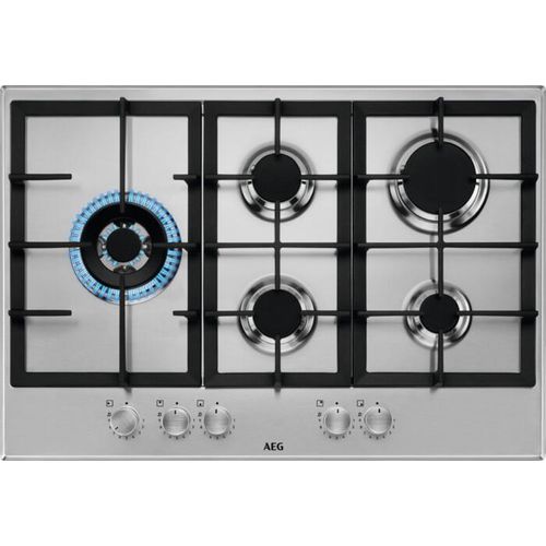 AEG HGB75520SM Edelstahl Integriert 75 cm Gaskochfeld 5 Zone(n)