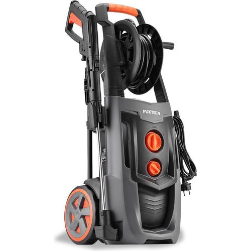 FUXTEC Hochdruckreiniger FX-HDR2200, Flächenreiniger mit 120bar Arbeitsdruck, Fördermenge 450 l/h,1400W, 7 m Schlauch & -Pistole, inkl. Zubehör