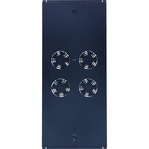 Lüftereinheit - Ventilator Paket mit 4 Ventilatoren und Thermostat geeignet für Serverschränke mit einer Tiefe von 1200mm