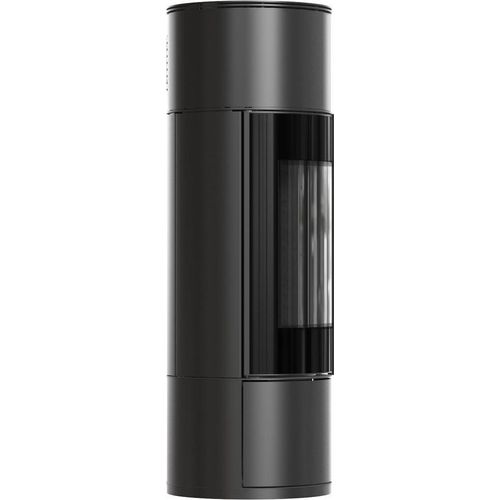 Kaminofen aus Stahl KRATKI AMBLER Ø 150 7 kW schwarz Verkleidung