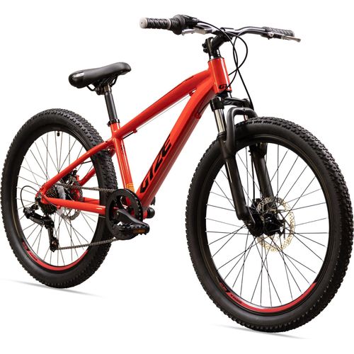 Goetze Sigma MTB Hardtail Jugend-Mountainbike 24 Zoll, 7-Gang Fahrrad mit Aluminiumrahmen, Federgabel, Scheibenbremsen