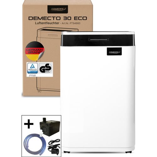 Luftentfeuchter Comedes Demecto 30 eco, 25 Liter/Tag, mit Pumpenset