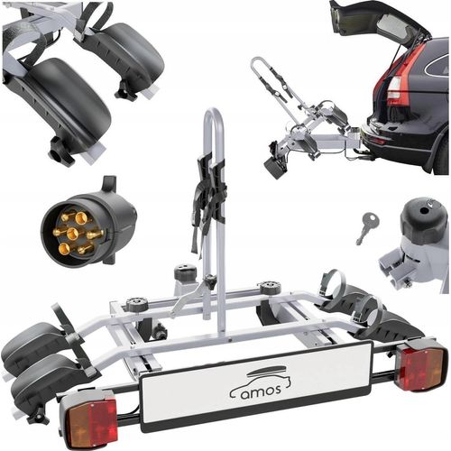 Amos TYTAN 2 PLUS Fahrradplattform für 2 Fahrräder