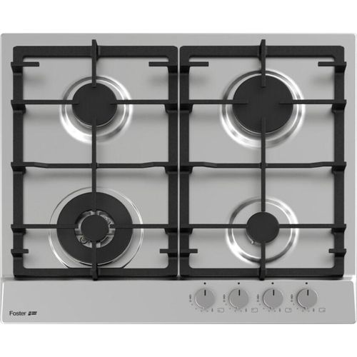 Foster 7014 032 Kochfeld Edelstahl Integriert 60 cm Gas 4 Brenner