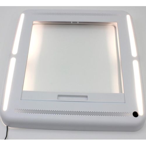 MAXXFAN MAXXSHADE Plus Innenrahmen mit Rollo und LED Beleuchtung Dachluke Dachfenster Dachhaube weiß