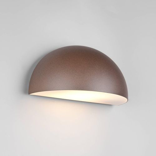 Außenwandleuchte Maas, rostbraun, Aluminium-Druckguss, E27