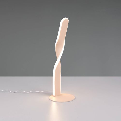 LED-Tischleuchte Ginko, sand, Metall, Höhe 40,5 cm