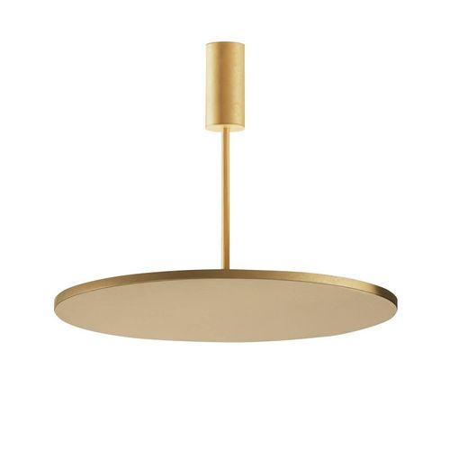 OLEV LED-Deckenlampe FLUENTIS, gold, Ø 54 cm, Metall 2.700 K