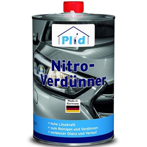 Nitro-Verdünner 1L / Reiniger Lack-Verdünner Verdünner Pinselreiniger Farblos